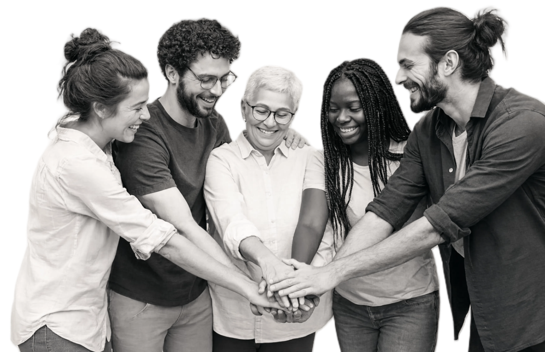 Groupe réuni autour d'un projet collectif